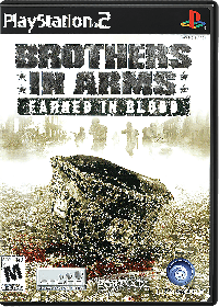 Brothers in Arms Earned in Blood Playstation 2 US box art
